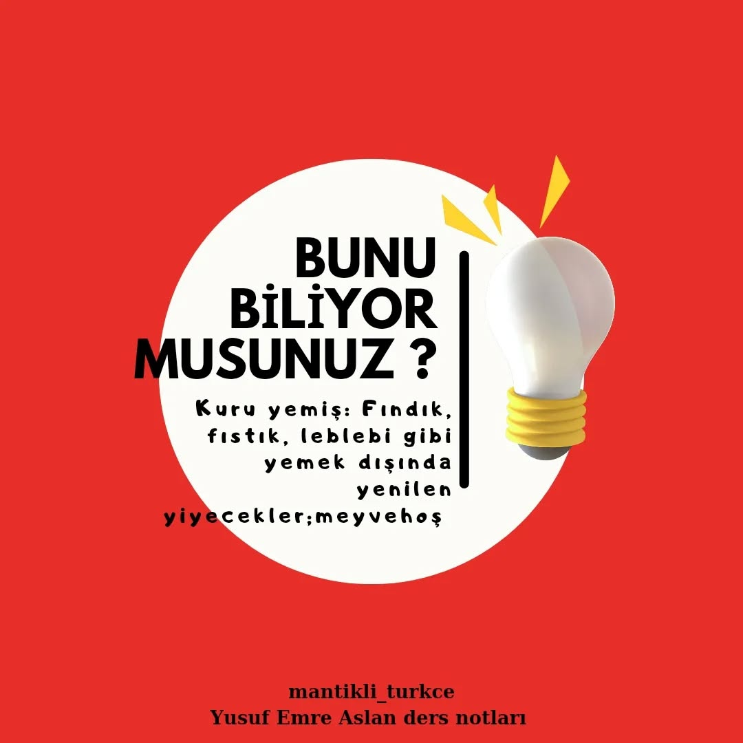 Bunu biliyor musunuz? - 2